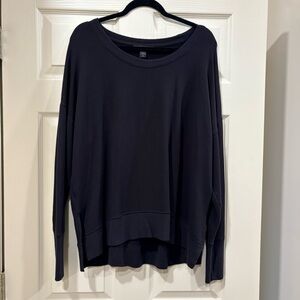 Athleta Women's Classic Black Crew Neck Sweater